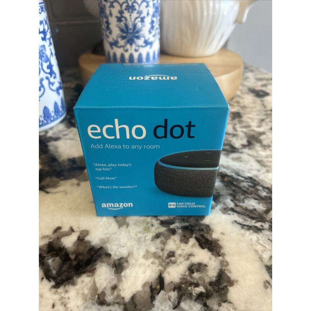 Amazon Echo Dot (3rd Generation) Smart Speaker - Charcoal